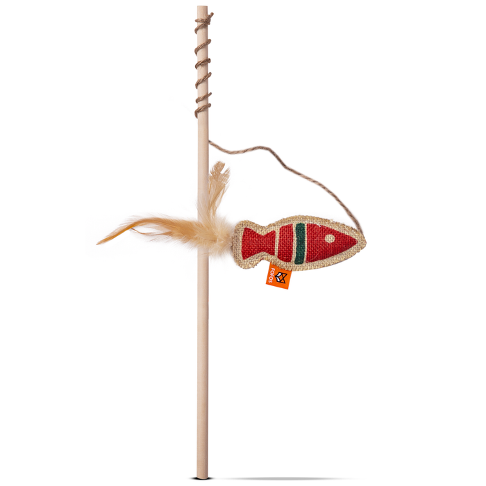 FOFOS™: Scandi Fish With 40cm Wooden Stick