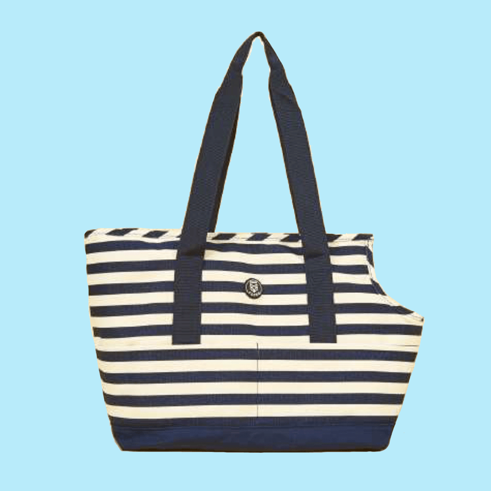 FOFOS™: Shoulder Carrier With Blue And White Stripes
