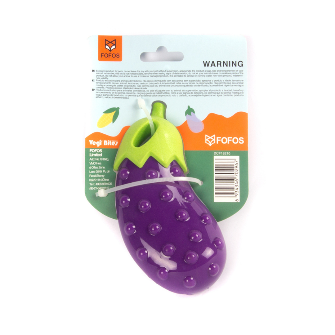 Fofos™: Vegi Bites Eggplant Toy (Floating Buddy)